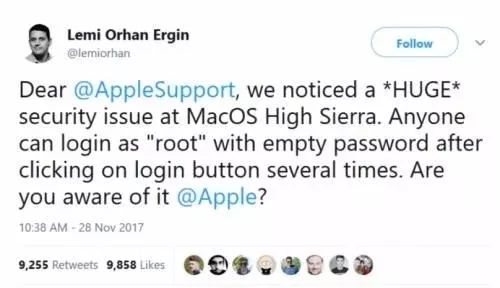 紧急通知：密切关注Mac身份鉴权漏洞